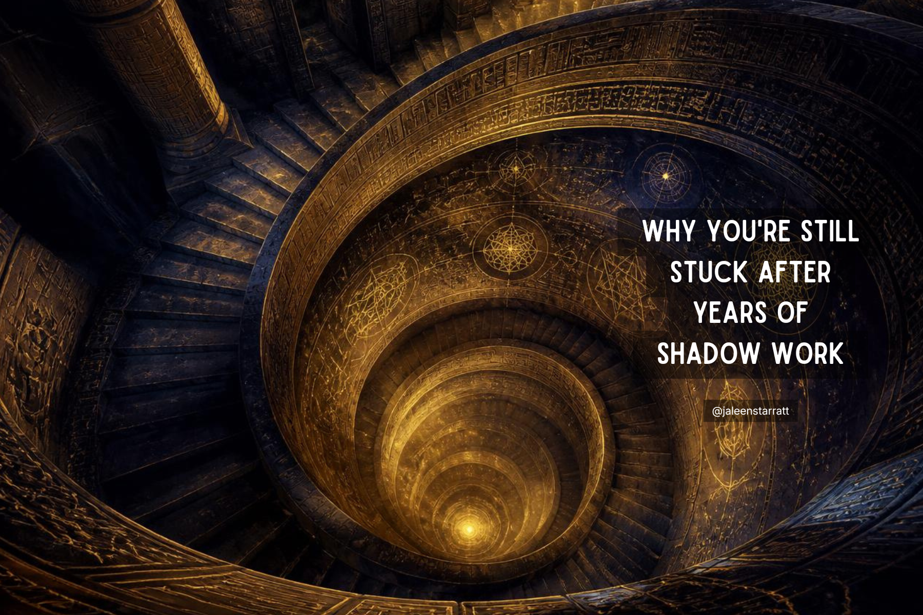 why am I still stuck after shadow work — You feel something stored in the body that talk alone hasn't shifted You're ready to journey within, and meet the discomfort with a gentle yet powerful flow of energy You're open to metaphor and v (3)
